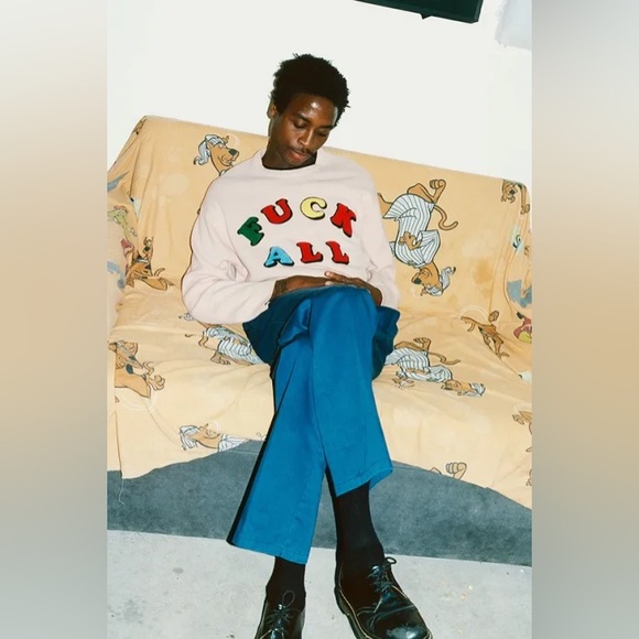 Jamie Reid/Supreme F*ck All Sweater Original artwork - Picture 2 of 9